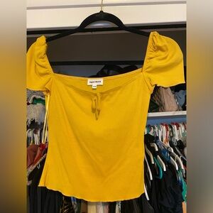 Superdown Top- yellow XXS